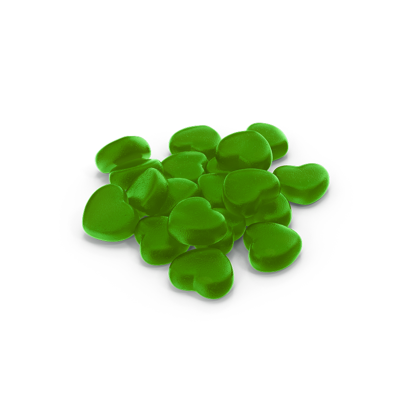 Green Apple Hearts